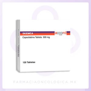 Skemca Capecitabina 500mg caja con 120 tabletas. Accord. - Alta especialidad