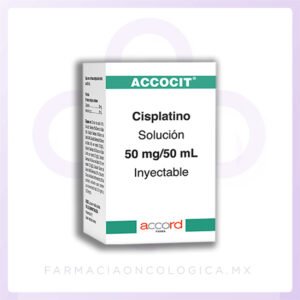 "Accocit Cisplatino 50 mg/50 mL Solución inyectable Accord"
