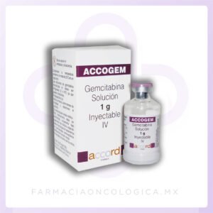Accogem Gemcitabina 1g solución inyectable. Accord