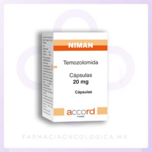 Niman Temozolomida 20 mg frasco con 5 cápsulas. Accord. - Alta especialidad