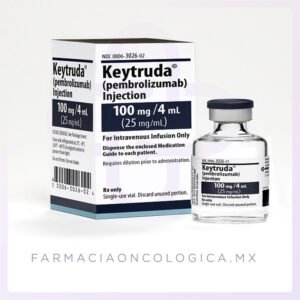 "Keytruda Pembrolizumab 100 mg/4 mL Solución inyectable MSD"
