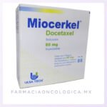 Miocerkel Docetaxel 80mg caja con 1 frasco ámpula. Ulsa Tech