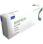 Fotografía del medicamento Bisiprox Erlotinib 150 mg Hetero en fondo blanco