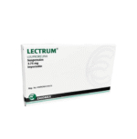 Fotografía del medicamento Lectrum Leuprorelina 3.75 mg Eriomex en fondo blanco