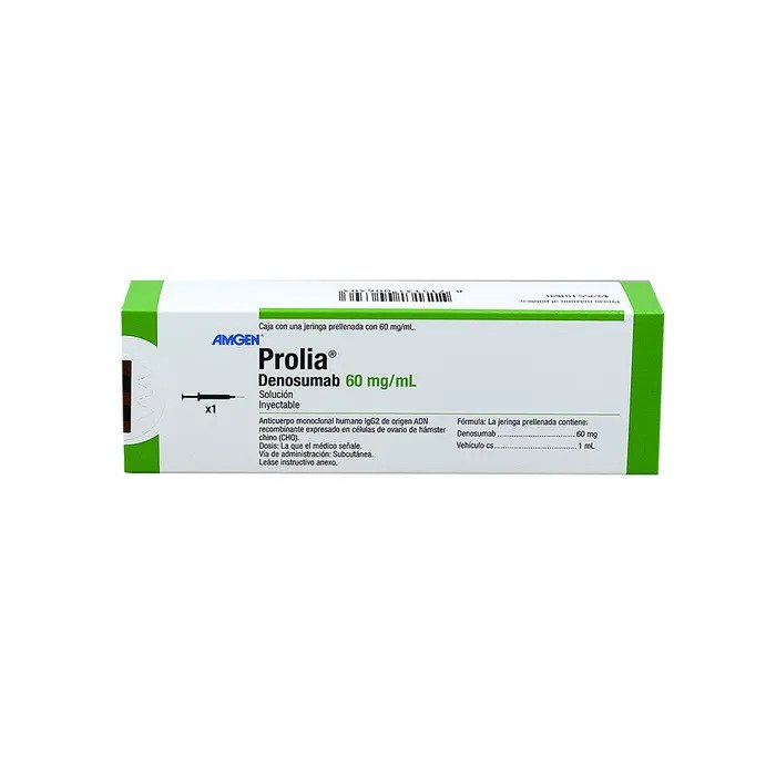 Prolia – Denosumab 60 mg/mL | Jeringa prellenada solución inyectable | Amgen