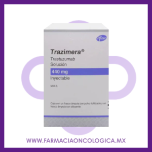 Trazimera 440 mg Trastuzumab solución inyectable. Pfizer.
