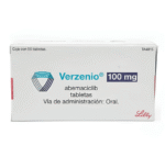Fotografia-del-medicamento-Verzenio-Abemaciclib-100-mg-en-fondo-blanco