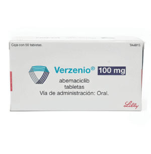 Fotografia-del-medicamento-Verzenio-Abemaciclib-100-mg-en-fondo-blanco