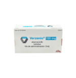 Fotografía del medicamento Verzenio Abemaciclib 50 mg Eli Lilly en presentación de 56 tabletas