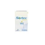 Fotografía del medicamento Sortec Sorafenib 200 mg UlsaTech en frasco con 112 tabletas