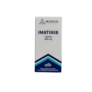 Imatinib 400 mg Mayan Farma caja con 30 tabletas